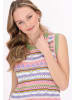 myMo Women Top in pink multicolor