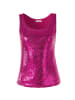 tectake Damen-Träger-Top mit Rundhalsausschnitt, pink