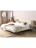 Beliani Doppelbett ARETTE in Beige - (W) 204 x (H) 95 x (L) 215 cm