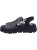 rieker Keilsandalette in schwarz