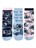 Lilo & Stitch 3er Pack Disney Lilo & Stitch Socken Kindersocken Söckchen in blau/rosa