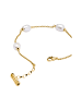 Thomas Sabo Armband Mit Perlen Natural Beauty in gold, weiß
