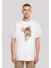 F4NT4STIC Heavy Oversize T-Shirt Disney Bambi Zeichnung modischer Print in weiß