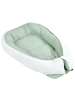Beliani Babynest EREB in Grün/Weiß - (W) 55 x (H) 15 x (L) 90 cm
