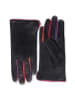 MYWALIT Handschuhe Leder in black sangria