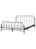 Beliani 2-tlg Doppelbett MAURESSAC in Schwarz