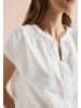 Cecil Dropped Shoulder Bluse mit Embroidery in Vanilla White