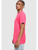 Merchcode Merchcode T-Shirts in hibiskus pink