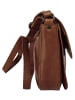 SPIKES & SPARROW Umhängetasche echt Leder in cognac