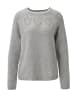 Aniston CASUAL Strickpullover in hellgraumeliert