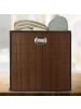 relaxdays 2 x Aufbewahrungskorb in Braun - (B)31 x (H)31 x (T)31 cm