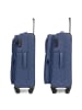 Redolz Essentials 12 MEDIUM 4-Rollen Trolley 67 cm mit Dehnfalte in blue