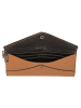 Cluty Abendtasche echt Leder in cognac