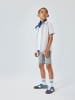 name it Kurzarm-Hemd mit Button-Down-Kragen und Logo in Braun
