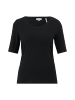 s.Oliver T-Shirt kurzarm in Schwarz