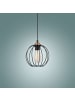 Licht-Erlebnisse Pendelleuchte (B)20 x (L)20 x (T)100 cm in Schwarz Kupfer