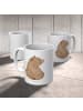 Mr. & Mrs. Panda Tasse Bär Schulterblick ohne Spruch in Weiß