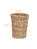relaxdays Papierkorb in Natur - (H)32 x Ø25 cm