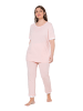Ulla Popken Pyjama in sorbet rose