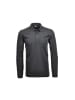 Ragman Poloshirt langarm in anthrazit