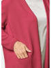 GOLDNER Cardigan in langer offener Form in koralle