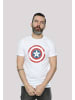F4NT4STIC T-Shirt Marvel Captain America Civil War Schild in weiß