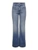 ONLY Jeans mit weitem Bein in Medium Blue Denim