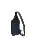 The Chesterfield Brand C58.0500 Leather Slingbag Fusion Series Salla 10 Navy