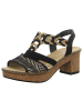 rieker Riemchensandalette in schwarz