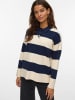 Vero Moda Strickpullover in Navy Blazer