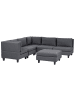 Beliani 6-tlg Modulsofa UNSTAD in Grau