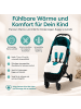 Kinderhaus Blaubär Lammfelleinlage Kinderwagen Buggy TOP in Weiß