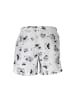 Karl Lagerfeld Weiße Polyester-Badeshorts