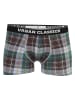 Urban Classics Boxershort in plaidaop+jasper+cherry+blk+blk
