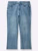 sheego Bootcut-Jeans in blue-bleached