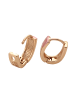 faina Women Huggie Earrings in Rose Gold