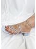 Hey Happiness Fußkette Gedreht Edelstahl in Silber - (L) 21 cm