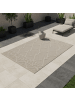 KADIMA DESIGN Teppich Outdoor Flachgewebe Berber-Muster Polypropylen Terrasse in Beige