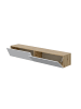 CALICOSY Hängeschrank KAWAY in Weißeiche - (W)180  x (H)28  x (L)34,5 cm