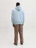 JACK & JONES PLUS Kapuzenpullover in Celestial Blue