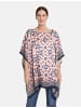 Gerry Weber Cape / Poncho Strick in Ecru/Weiss/Blau Druck