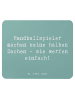 Mr. & Mrs. Panda Mousepad Spruch Handball Wurf mit Spruch in Meeresbrise