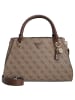 Guess Noelle II - Henkeltasche 31.5 cm (dark taupe logo) in latte logo/brown