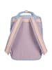 Doughnut Macaroon 16 - Rucksack 38 cm (mustard) in lilac x light blue