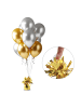 Home Nature Wohnkonzept Ballongewichte in Gold 12 Stück 5.5x5.5x12.5 cm