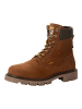 Camel Active Hoher Winterboot aus echtem Leder in Cognac