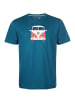 elkline T-Shirt Methusalem in blue coral