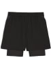 Puma Sporthose "TeamGoal 2in1 Short" in Schwarz