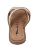 Tamaris Plateau-Pantoletten in COPPER GLAM