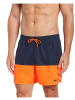 Fred Perry Badeshorts in Marineblau / Orange